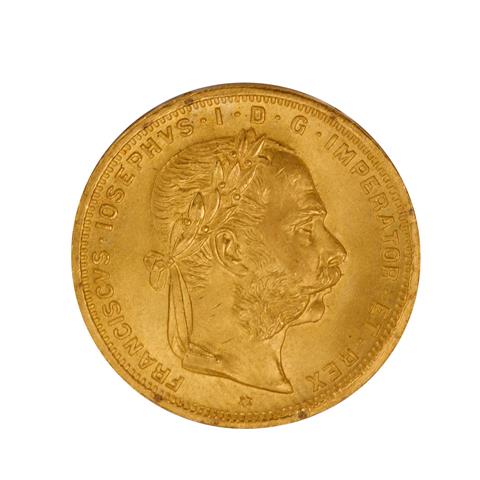 Österreich /GOLD - Franz Josef I. 8 Florin 1892/NP