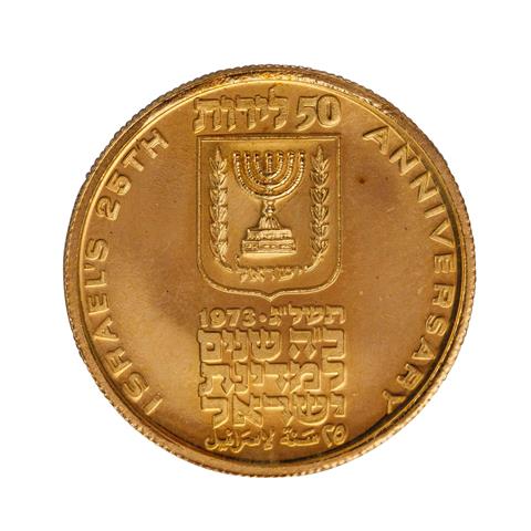Israel /GOLD - 50 Lirot 1973