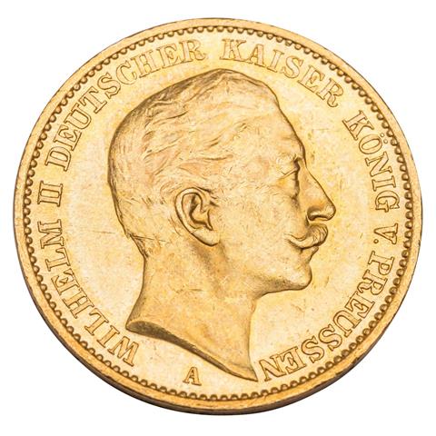 Preussen/GOLD - 20 Mark 1911 A
