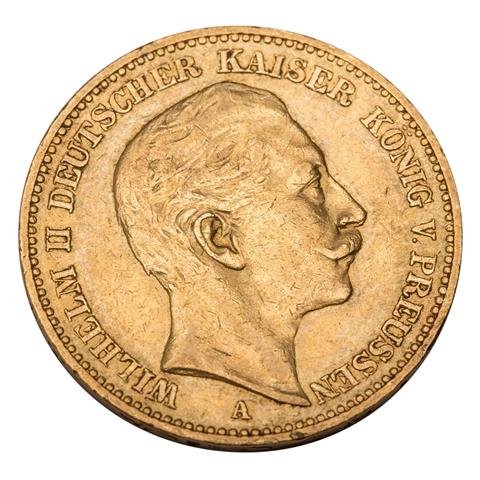 Preussen/GOLD - 20 Mark 1899 A