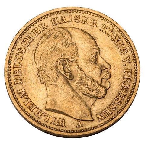 Preussen/GOLD - 20 Mark 1887 A