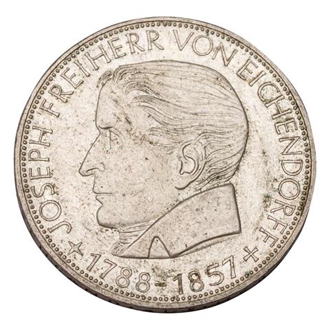 BRD - Sondermünze 5 DM Eichendorff 1957-J