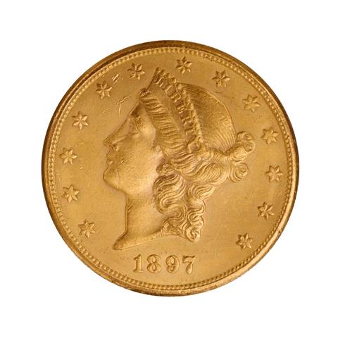 USA 20$ Double Eagle - Liberty Head 1897 S /GOLD