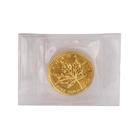 Kanada /GOLD - 10 Dollars 1998, 1/4 oz Maple Leaf