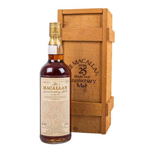 MACALLAN Anniversary Malt 25 Year Old Single Malt Scotch Whisky