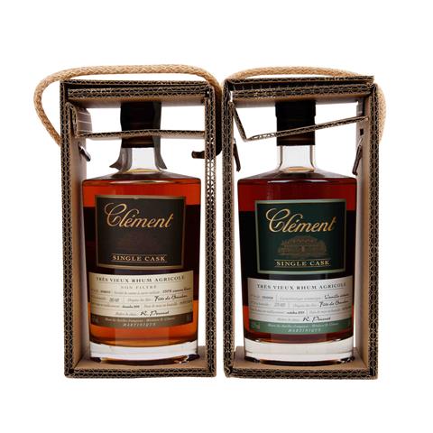 CLÉMENT 2 Flaschen SINGLE CASK Rum 2003, 2004