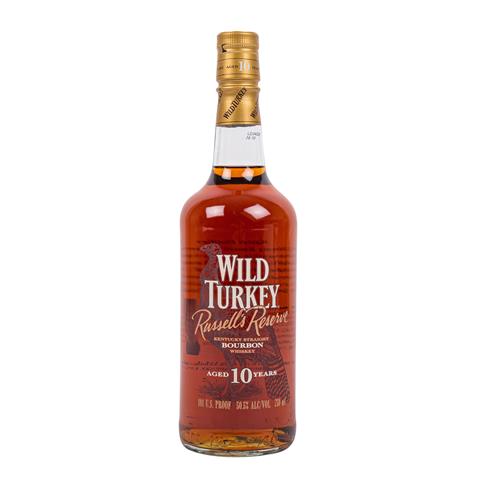 WILD TURKEY RUSSELL'S RESERVE Straight Bourbon Whiskey "Aged 10 Years"