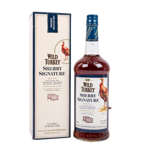 WILD TURKEY SHERRY SIGNATURE Straight Bourbon Whiskey, 10 Jahre