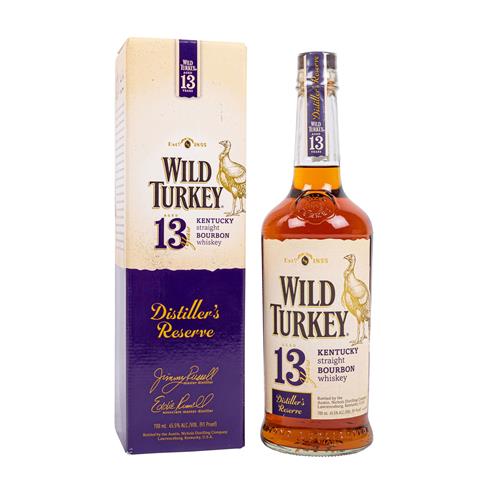 WILD TURKEY DISTILLER'S RESERVE Straight Bourbon Whiskey "13 Years Old"