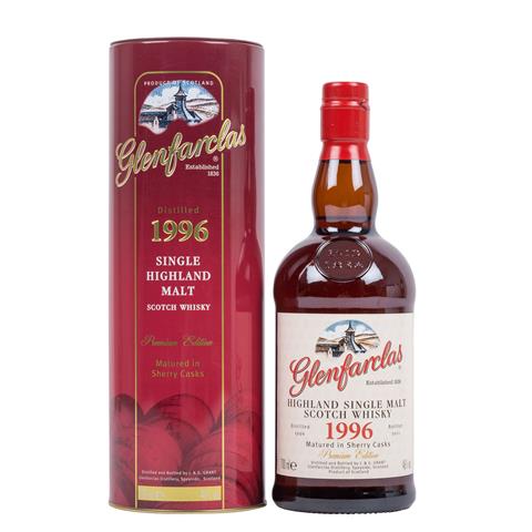 GLENFARCLAS Sherry Casks, Single Highland Malt Scotch Whisky 1996 Premium Edition