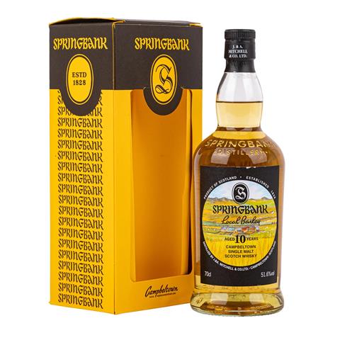 SPRINGBANK Single Malt Scotch Whisky LOCAL BARLEY 10 years
