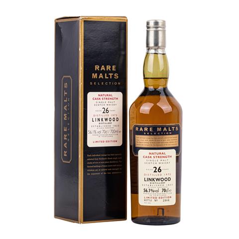 LINKWOOD Single Malt Scotch Whisky, RARE MALTS SELECTION, 26 years