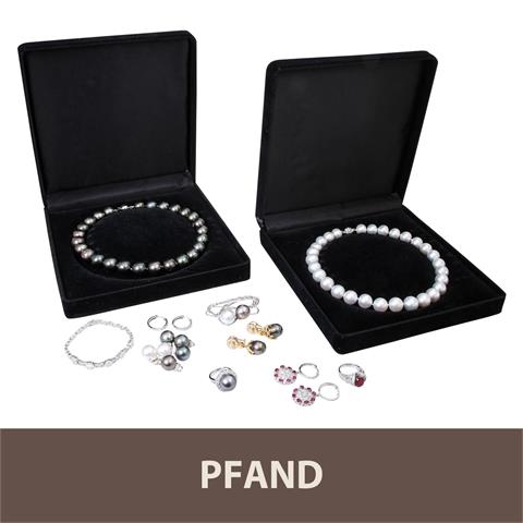 PFANDAUKTION - Kette 2 Perlen 14 mm (750 13,6 gr.);