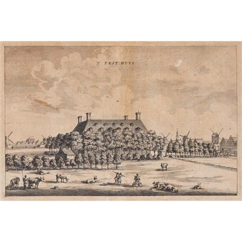 MEURS, JACOB van (1619/20-1680), "'T Pest Huys" - das Pesthaus in Amsterdam,