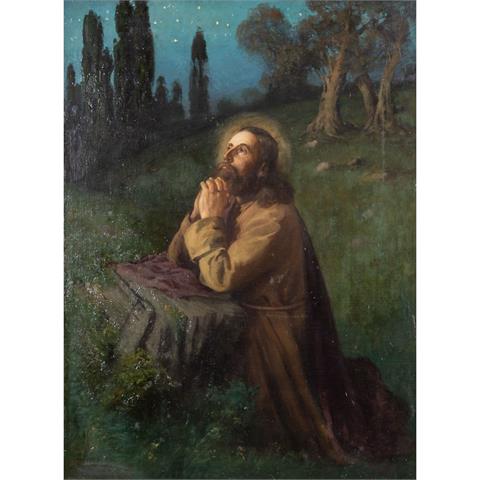 MÜLLER, KARL (1818-1893) "Jesus auf dem Ölberg"