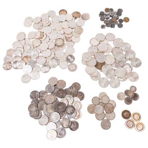 BRD - Sondermünzen 160 x 5 DM & 47 x 10 DM