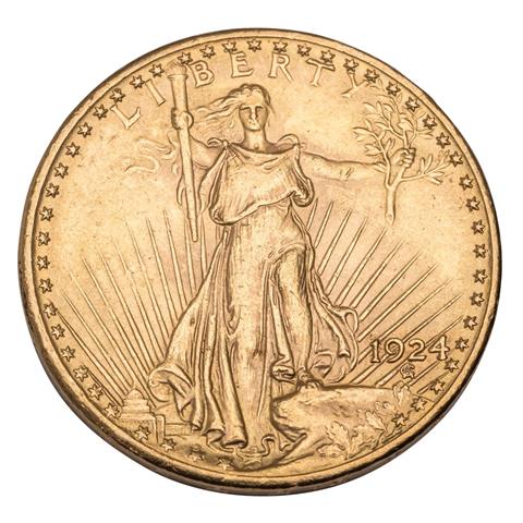 USA/GOLD - St. Gaudens Double Eagle 1924,
