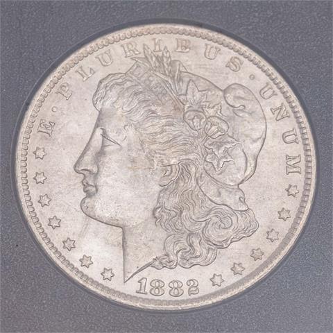 USA - NGC gegradeter Morgan Dollar 1882
