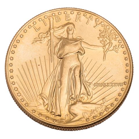 USA /GOLD - 1 Unze American Eagle, 50 $ 1987