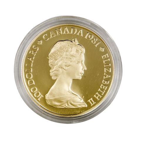 Kanada - 100 Dollars 1981, GOLD,