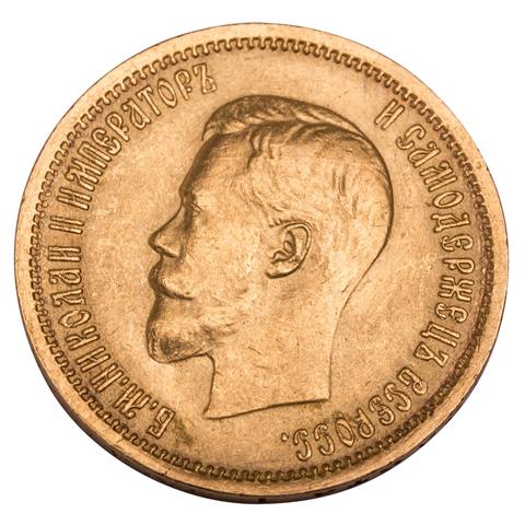 Russland/GOLD - 10 Rubel 1898r