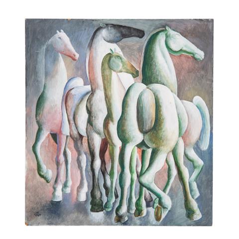 MEINHARD, FRIEDRICH (auch Fritz, 1910-1997), "Pferde", 1966,