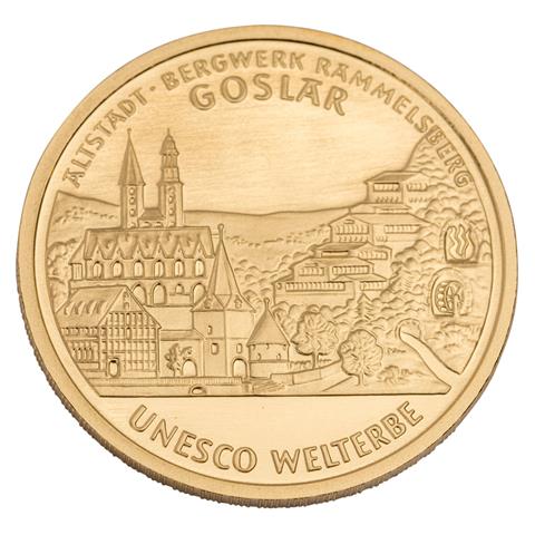 BRD/GOLD - 100 Euro GOLD fein, UNESCO: Altstadt Goslar 2008-G
