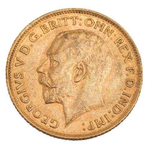 GB/GOLD - 1/2 Sovereign 1912,