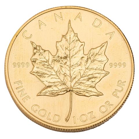 Kanada /GOLD - 50 Dollars 1996, 1 oz Maple Leaf