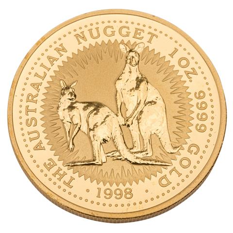 Australien /GOLD - 100 $ Nugget 1 oz 1998