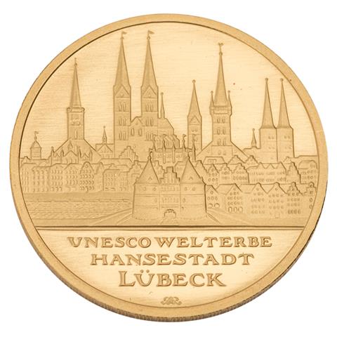 BRD/GOLD - 100 Euro GOLD fein, UNESCO: Hansestadt Lübeck 2007-F