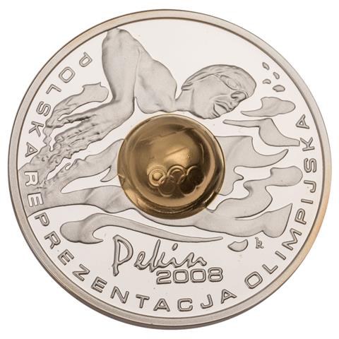 Polen /SILBER - Olympische Spiele 2008, 10 Zlotys PP