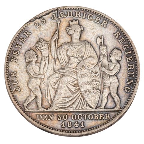 1 x Württemberg - 1 Gulden 1841, König Wilhelm,