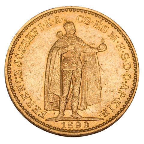 Österreich-Ungarn /GOLD - Franz Josef I. 20 Kronen 1890/K-B