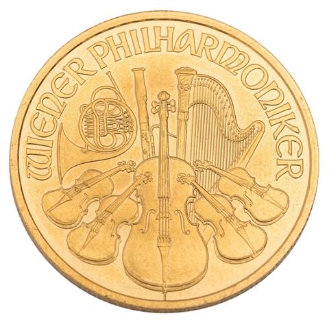 Österreich /GOLD - 25 € Wiener Philharmoniker 1/4 oz 2010