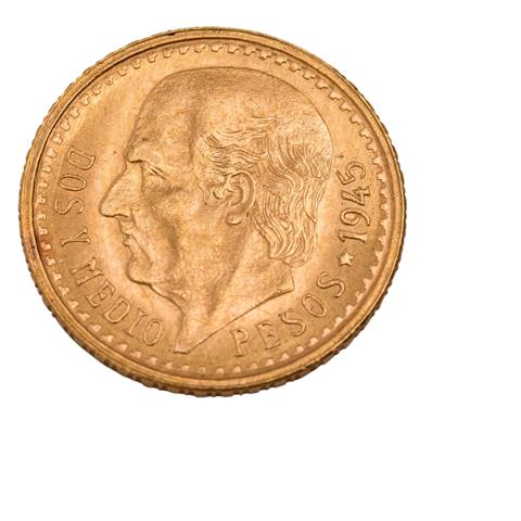 Mexiko /GOLD - Centenarios 2,5 Pesos 1945