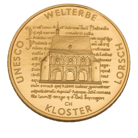 BRD/GOLD - 100 Euro GOLD fein, UNESCO: Kloster Lorsch 2014-A