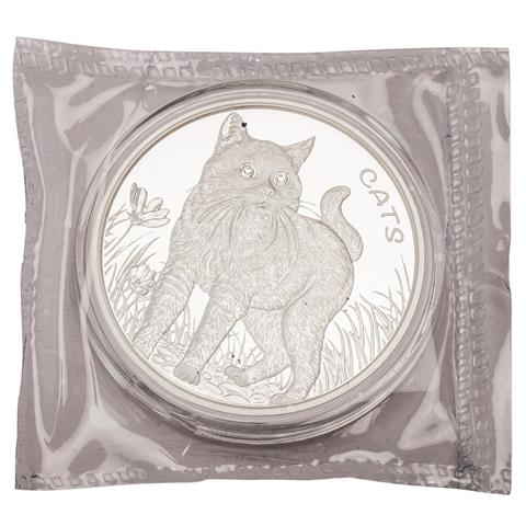 Fiji /SILBER - 50 Cents 'Cats' 2021 1 oz PP