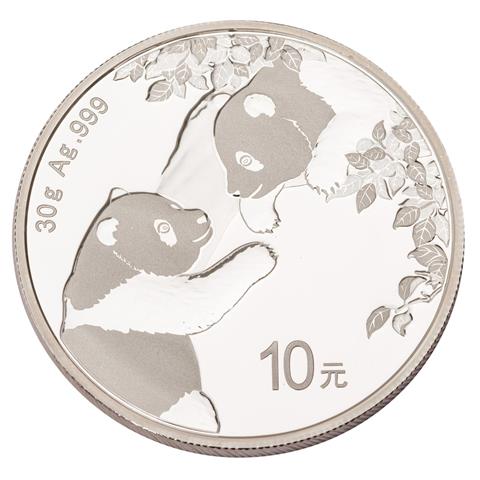 China /SILBER - 10 Yuan Panda, 30g 2023 PP