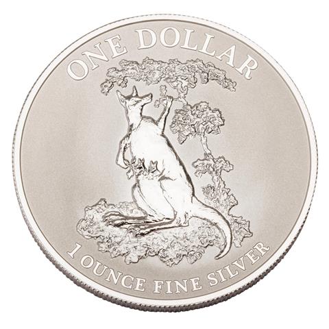 Australien /SILBER - Elisabeth II. 1 $ Kangaroo 1 oz 2015