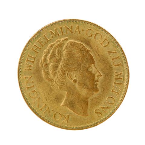 Niederlande /GOLD - Wilhelmina, 10 Gulden 1933