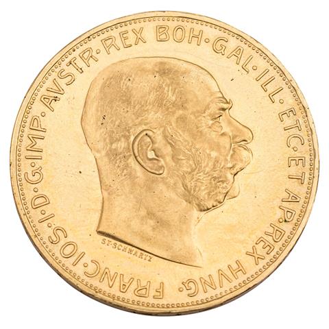 Österreich/GOLD - 100 Kronen 1915/NP