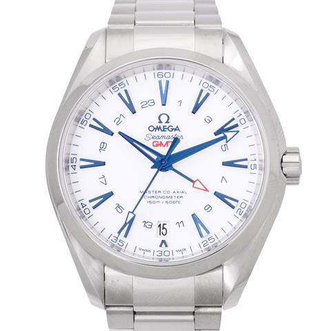 OMEGA Seamaster Aqua Terra Chronometer GMT 43, Ref 23190432204001. Herrenuhr.