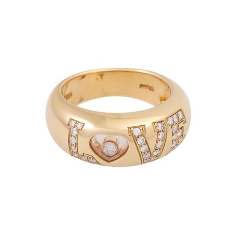 CHOPARD Ring "LOVE" mit Brillanten von zus. ca. 0,32 ct,