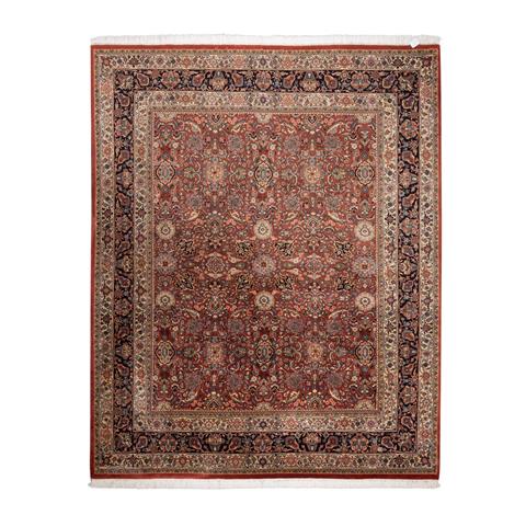 Orientteppich. FARSIPUR/INDIEN, um 2000, 254x205 cm.