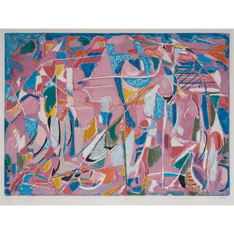 LANSKOY, ANDRÉ (1902-1976), "Abstrakte Komposition",