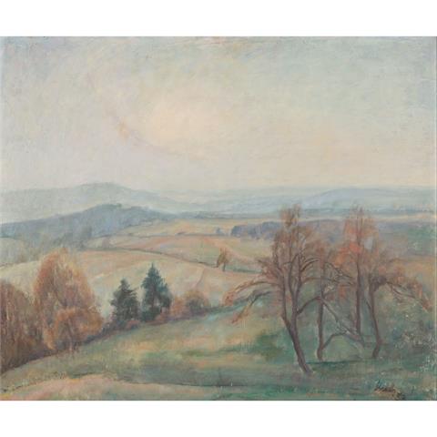 STRICH-CHAPELL, WALTER (1877-1960), "Schwäbische Landschaft", 1953,