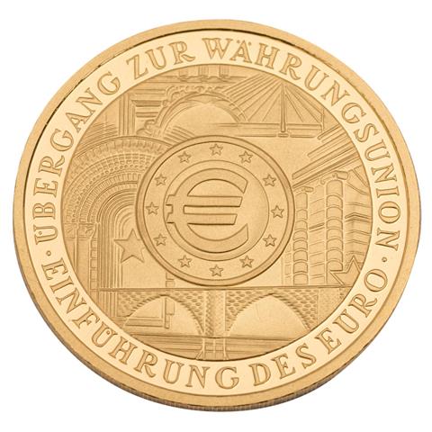 BRD - 100 Euro 2002, Währungsunion, GOLD,