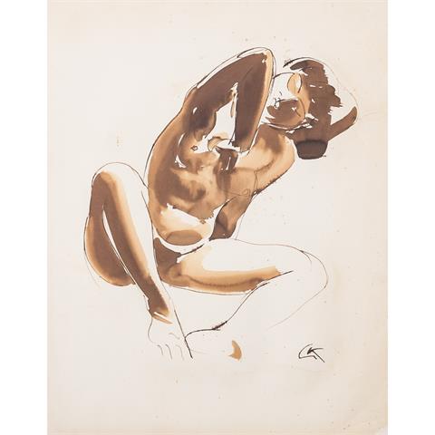 KOLBE, GEORG (1877-1947) „weiblicher Akt“,