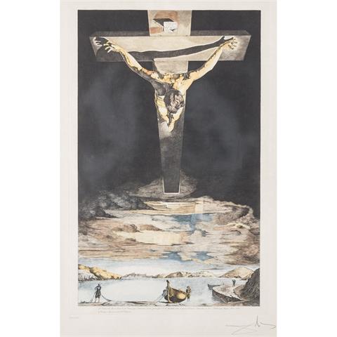 DALÍ, SALVADOR (1904 - 1989), "Le Christ de Saint-Jean-de-la-Croix" (Christus des Hl. Johannes von Kreuz),